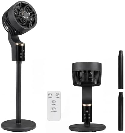 ARLIME Pedestal Fan Adjustable Height, Remote Control
