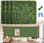 Artificial 10"x10" (12 Pieces) Boxwood Grass Wall Panels Screen