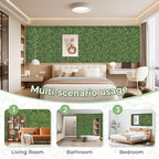 Artificial 10"x10" (24 Pieces) Boxwood Grass Wall Panels Screen, alternate view 5