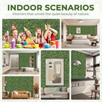Artificial 20"x20" (6 Pieces) Boxwood Grass Wall Panels Screen, alternate view 5