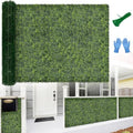 Artificial 60x120 in (50 Sqft) Boxwood Grass Wall Backdrop Roll