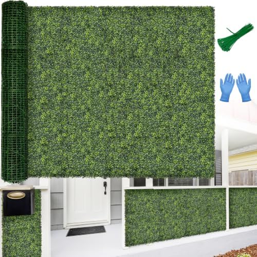 Artificial 80x120 in (67 Sqft) Boxwood Grass Wall Backdrop Roll