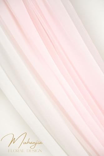 Artificial Arch Flowers Kit(Pack of 4),2Pcs Artificial Flower Arch Decor, 2Pcs Drapes, Ceremony and Reception, alternate view