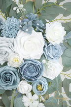 Artificial Arch Flowers Kit(Pack of 4),2Pcs Artificial Flower Arch Decor, 2Pcs Drapes, Ceremony and Reception, alternate view