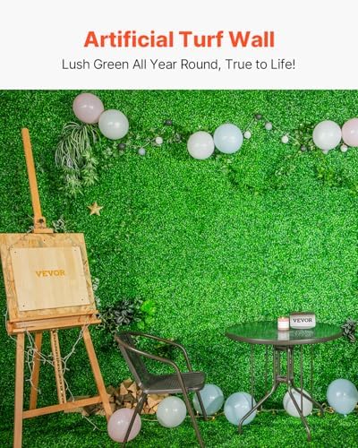 Artificial Boxwood Panel, Green, 20x20 in, 24pcs in Green, alternate view 3