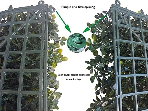Artificial Boxwood Panel Roll 40X120 in(33.5 sqft) Greenery Backdrop, alternate view 4