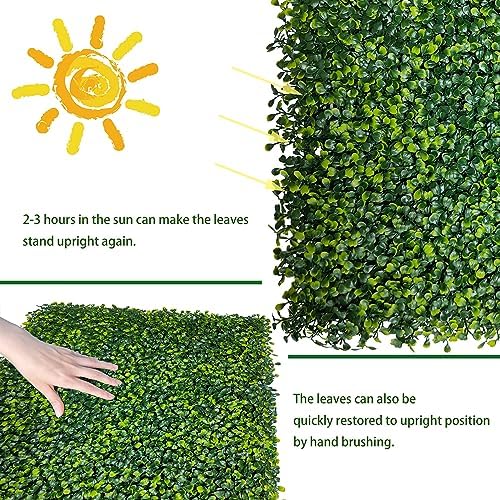 Artificial Boxwood Panel Roll 40X120 in(33.5 sqft) Greenery Backdrop, alternate view 5