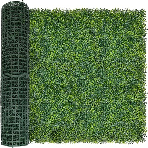 Artificial Boxwood Panel Roll 40X160 in(45 sqft) Greenery Backdrop