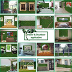 Artificial Boxwood Panel Roll 40X160 in(45 sqft) Greenery Backdrop, alternate view 6