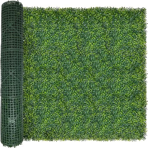 Artificial Boxwood Panel Roll 5FT X 10FT (50 sqft) Greenery Backdrop