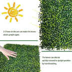 Artificial Boxwood Panel Roll 5FT X 10FT (50 sqft) Greenery Backdrop, alternate view 5