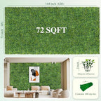 Artificial Boxwood Panel Roll 6FT X 12FT (72 sqft) Greenery Backdrop, alternate view 2