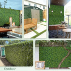 Artificial Boxwood Panel Roll 6FT X 12FT (72 sqft) Greenery Backdrop, alternate view 5