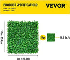 Artificial Boxwood Panels 24pcs, 10 x 10 in Boxwood Hedge Wall Panel Artificial Grass Backdrop, 1.6 in Green, alternate view