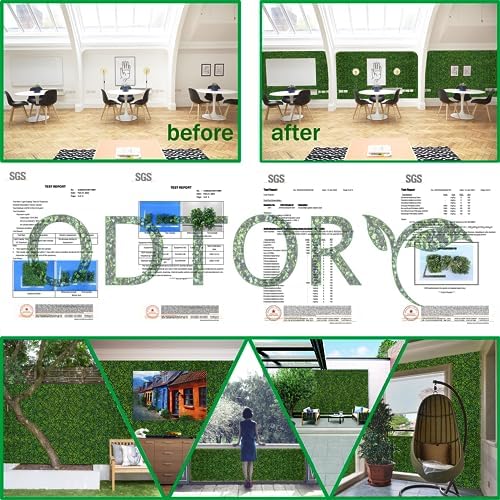 Artificial Boxwood Roll Panel 48X160 in(53.5 sqft) Greenery Backdrop, alternate view 6