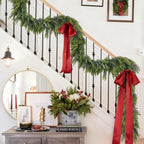 Artificial Christmas Cedar Garland 6 Ft, Real Touch Realistic, alternate view 5