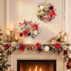 Artificial Christmas Flowers Greenery Combo Box Set for DIY Xmas Decor in Christmas Flowers Greenery, alternate view 6