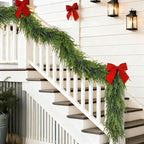 Artificial Christmas Garland, Faux Norfolk Pine for Mantle Decor (5FT 1PCS), alternate view 5