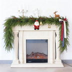 Artificial Christmas Garland, Faux Norfolk Pine for Mantle Decor (6FT 2PCS), alternate view 4