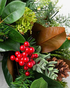 Artificial Christmas Garland for the Home | Traditional Holiday Decorations | Equipped with LED Clear Lights |, alternate