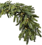 Artificial Christmas Garland for the Home | Traditional Holiday Decorations | Equipped with LED Clear Lights |