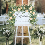 Artificial Eucalyptus Flower Garlands, Champagne, 4PCS, alternate view 2