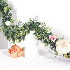 Artificial Eucalyptus Garland 3 Pack Fake Eucalyptus Greenery Garland Faux Hanging Plants Artificial Vines, 5.6, alternate