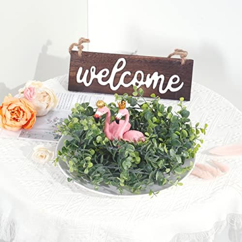Artificial Eucalyptus Garland 3 Pack Fake Eucalyptus Greenery Garland Faux Hanging Plants Artificial Vines, 5.6, alternate