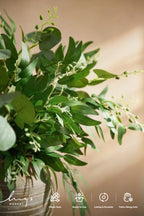 Artificial Eucalyptus Salix Branches, 18" Tall, alternate view 3