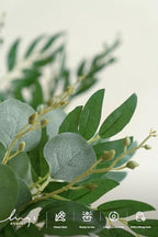 Artificial Eucalyptus Salix Branches, 18" Tall, alternate view 5