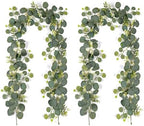 Artificial Eucalyptus Small Flowers Decoration Babysbreath Garland Faux Silk Leaf Décor Anniversary Engagement