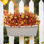 Artificial Fake Fall Plants Flowers for Outdoor Outside Decoration, alternate view 5