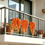 Artificial Fall Greenery for Outdoors Faux Hanging Baskets Plants, alternate view 7