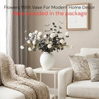 Artificial Floral Arrangements With Vase, Centerpiece for Dining Table, alternate view 2