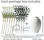 Artificial Floral Arrangements With Vase, Centerpiece for Dining Table, alternate view 4