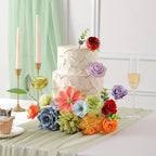 Artificial Flower Combo Box Set for Wedding Bouquet Home Rainbow Colorful in Rainbow Colorful, alternate view 4