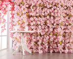 Artificial Flower Garland 2pcs 5.6ft Hydrangea Vine Decor Light Pink Flower, alternate view 2