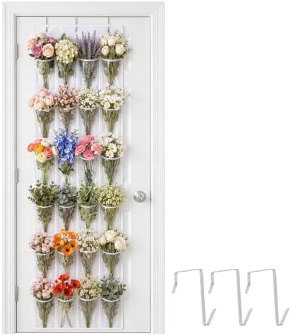 Artificial Flower Storage Organizer 65 x 19.1 Inch Hanging Flower Storage Bag Reusable Flowers Bag Holder Over
