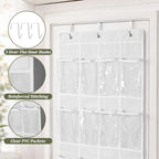 Artificial Flower Storage Organizer 65 x 19.1 Inch Hanging Flower Storage Bag Reusable Flowers Bag Holder Over, alternate