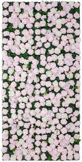 Artificial Flower Wall Backdrop 12-Pack 16"* 24" Pink and White Rose Artificial Floral Panels Spring Wedding