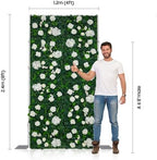 Artificial Flower Wall Backdrop 12-Pack 16"* 24" White Artificial Floral Panels Spring Wedding Home Valentine's, alternate
