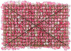 Artificial Flower Wall Panel 12 Pcs Silk Floral Backdrop Pink, alternate view 6