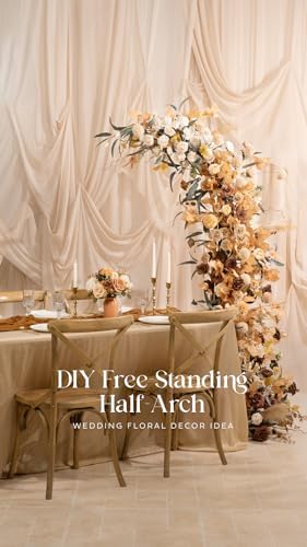 Artificial Flowers 25Pcs Cream Roses Decor w/Stems in Wht- Cream, alternate view 5