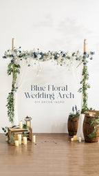 Artificial Flowers 25Pcs Deep Navy Blue Roses Decor w/Stems in Blu- Navy Blue, alternate view 4