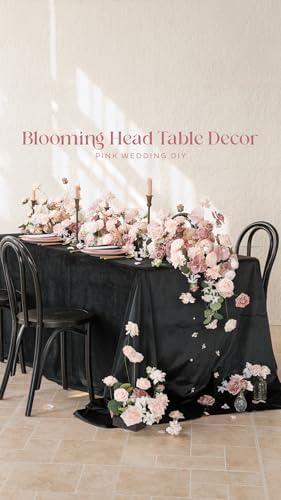 Artificial Flowers 25Pcs Dusty Rose Roses Decor w/Stems in Pk- Dusty Rose, alternate view 6