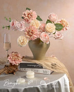 Artificial Flowers Combo Box Baby Pink Fake Rose Flower for Wedding Decor in Baby Pink, alternate view 3