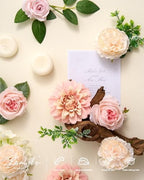 Artificial Flowers Combo Box Baby Pink Fake Rose Flower for Wedding Decor in Baby Pink, alternate view 5