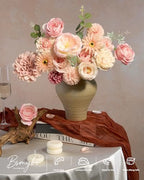 Artificial Flowers Combo Box Pink Fake Rose Flower for Wedding Decorations, alternate view 3