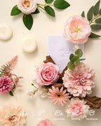 Artificial Flowers Combo Box Pink Fake Rose Flower for Wedding Decorations, alternate view 5