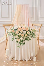 Artificial Flowers Combo Box Set Champagne Fake Flowers for DIY Table Centerpieces for Thanksgivings Day Bridal, alternate